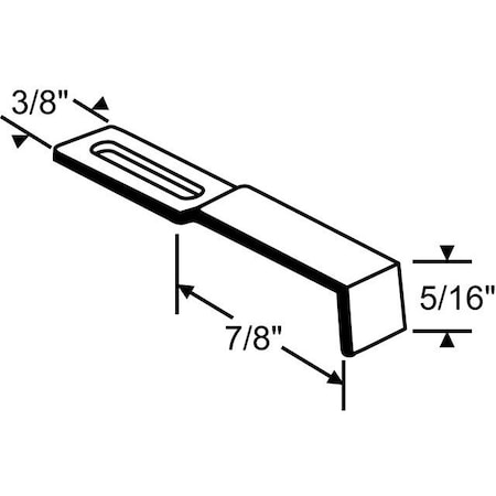 Strybuc Stretch Clip Aluminum 90-64